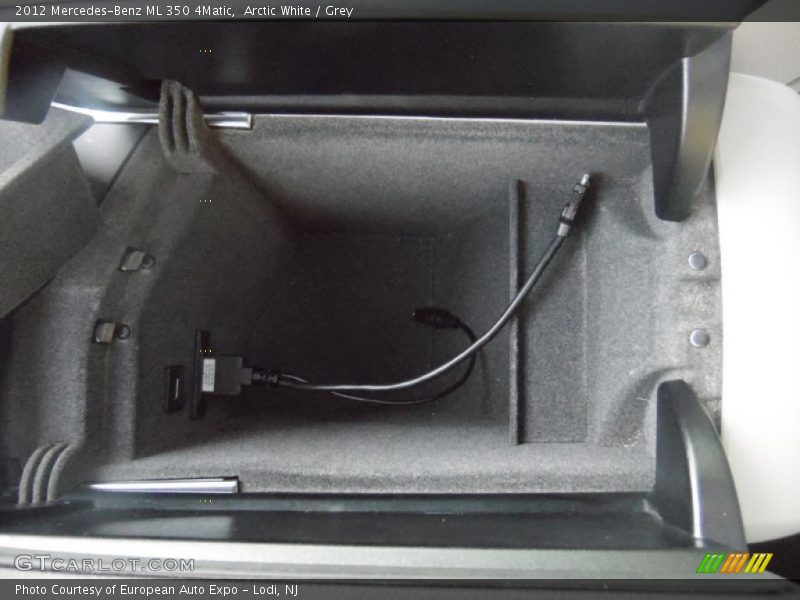 Arctic White / Grey 2012 Mercedes-Benz ML 350 4Matic