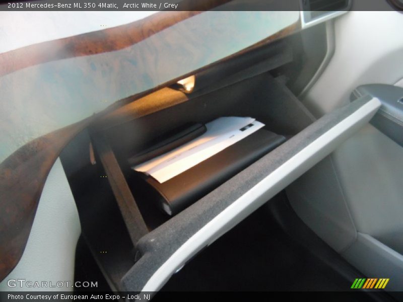 Arctic White / Grey 2012 Mercedes-Benz ML 350 4Matic