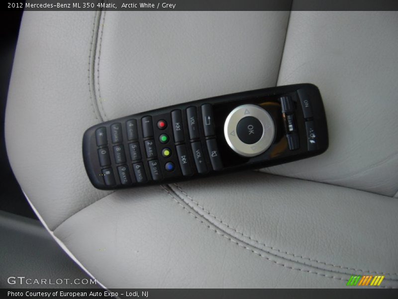 Arctic White / Grey 2012 Mercedes-Benz ML 350 4Matic
