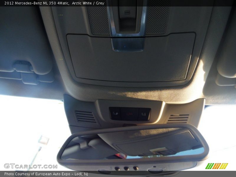 Arctic White / Grey 2012 Mercedes-Benz ML 350 4Matic