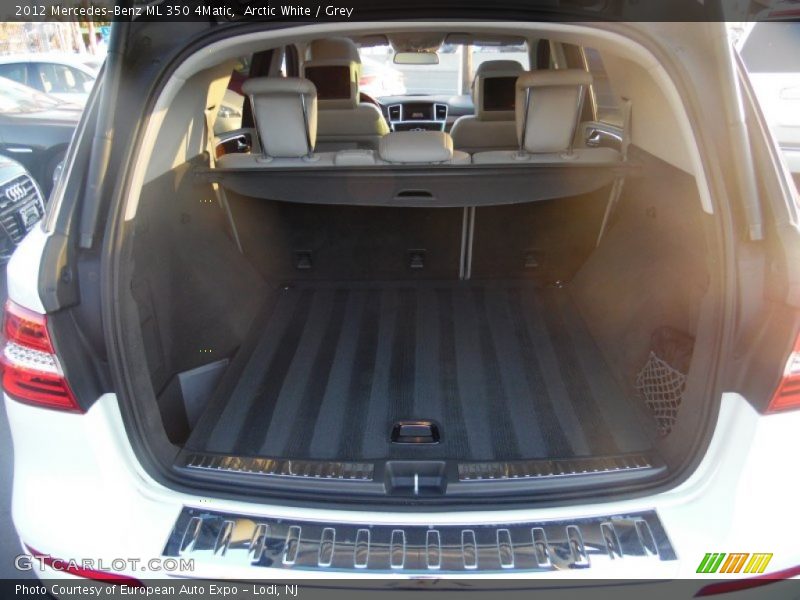 Arctic White / Grey 2012 Mercedes-Benz ML 350 4Matic