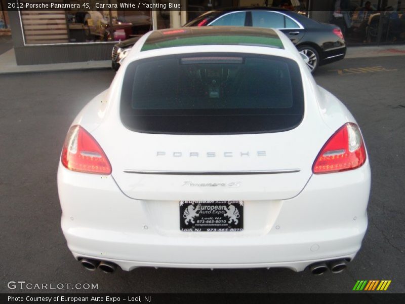 Carrara White / Yachting Blue 2012 Porsche Panamera 4S