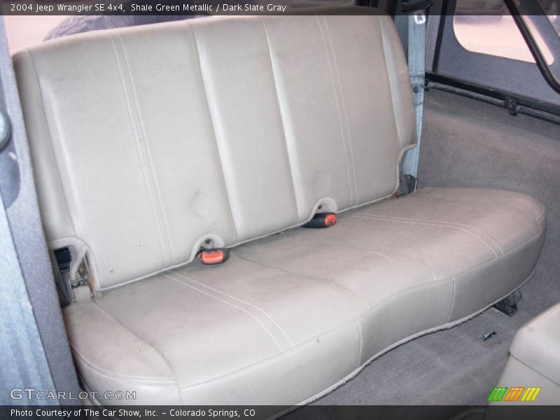 Shale Green Metallic / Dark Slate Gray 2004 Jeep Wrangler SE 4x4