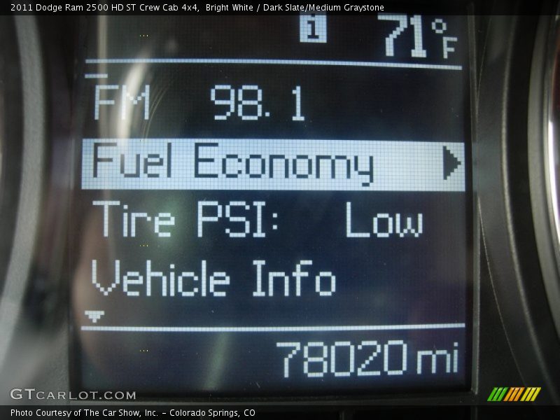 Bright White / Dark Slate/Medium Graystone 2011 Dodge Ram 2500 HD ST Crew Cab 4x4