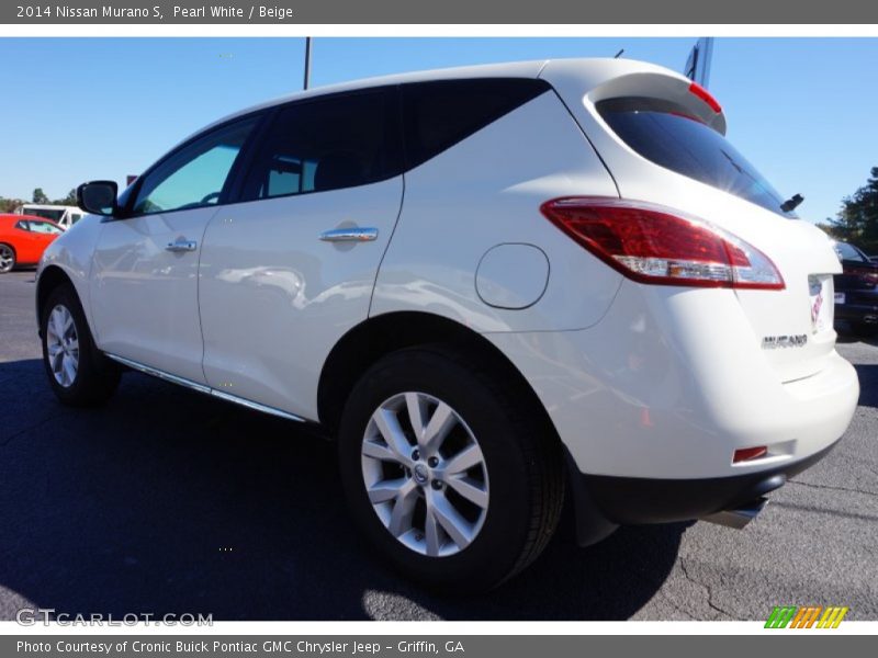 Pearl White / Beige 2014 Nissan Murano S