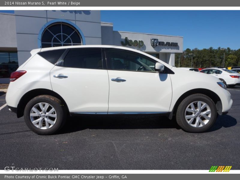 Pearl White / Beige 2014 Nissan Murano S