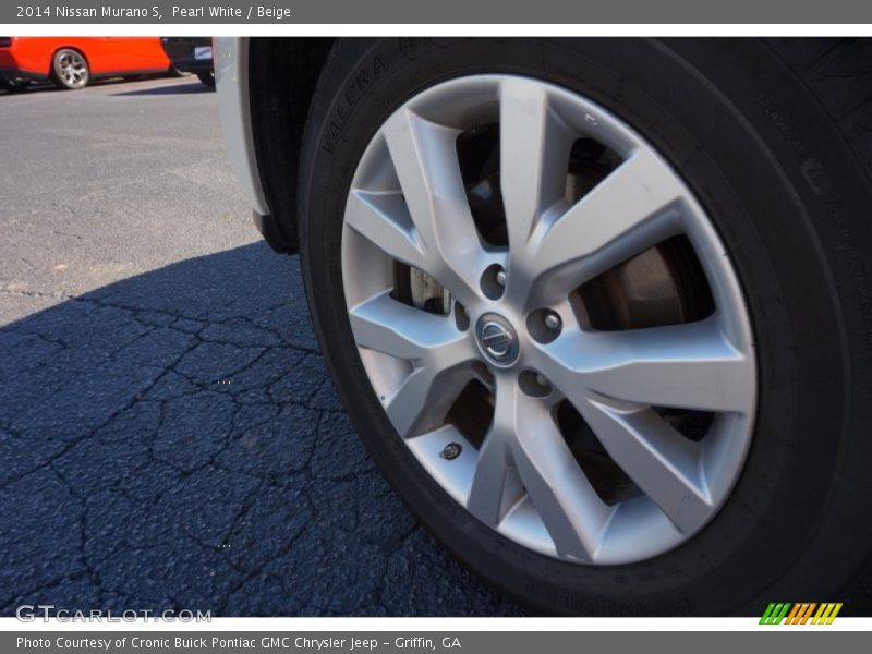 Pearl White / Beige 2014 Nissan Murano S