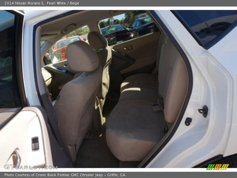 Pearl White / Beige 2014 Nissan Murano S