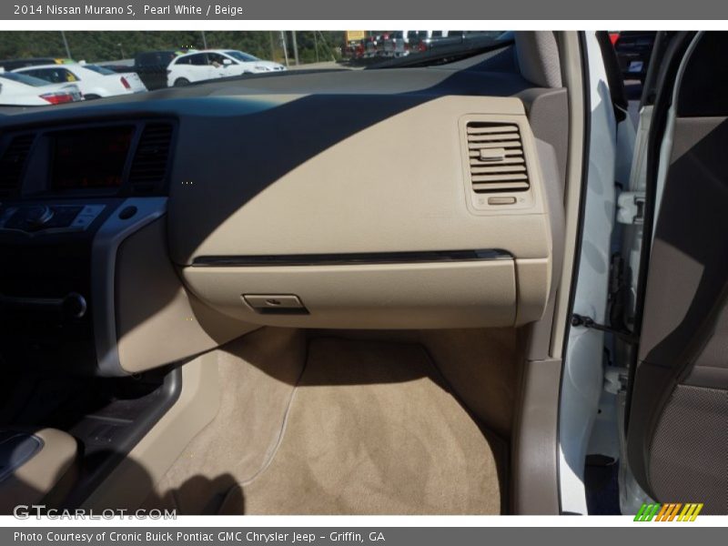 Pearl White / Beige 2014 Nissan Murano S