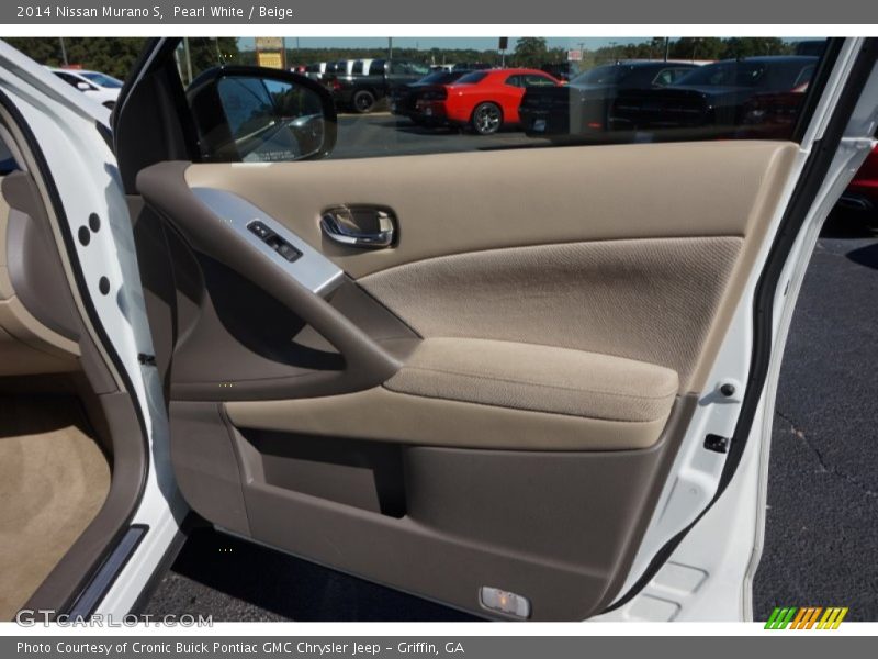 Pearl White / Beige 2014 Nissan Murano S