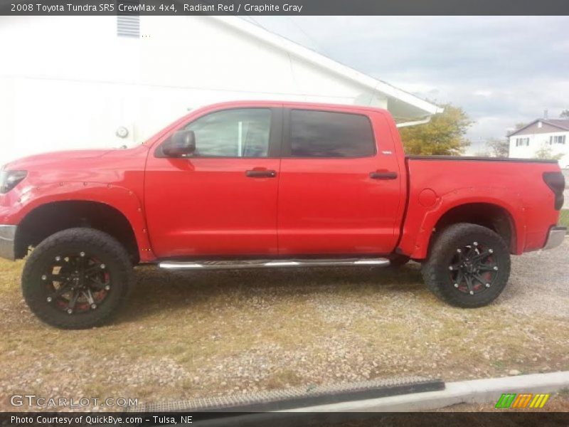 Radiant Red / Graphite Gray 2008 Toyota Tundra SR5 CrewMax 4x4