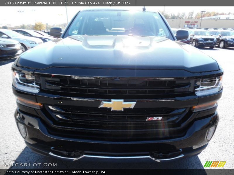 Black / Jet Black 2016 Chevrolet Silverado 1500 LT Z71 Double Cab 4x4