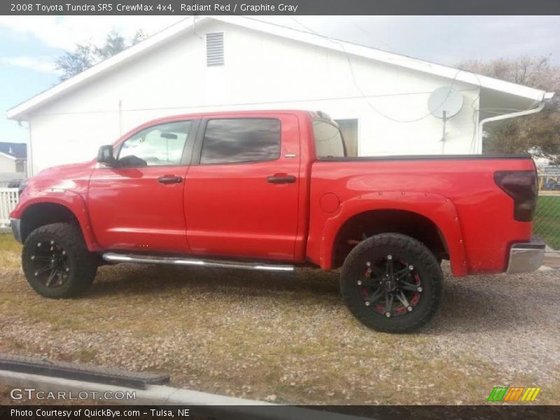 Radiant Red / Graphite Gray 2008 Toyota Tundra SR5 CrewMax 4x4