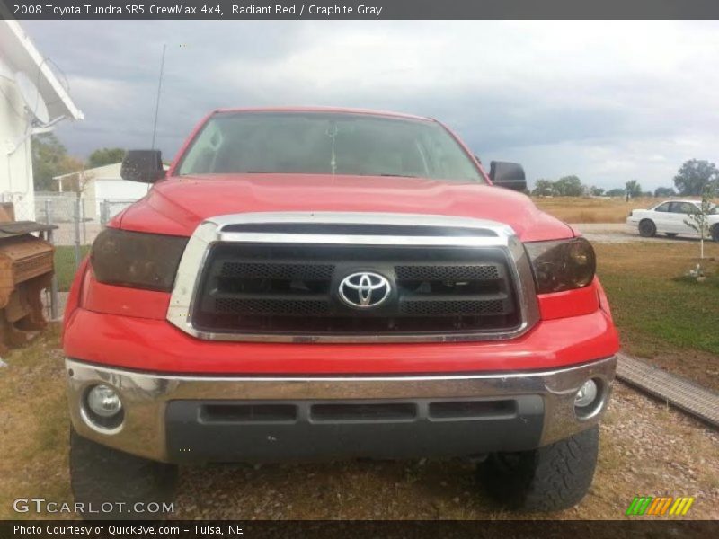 Radiant Red / Graphite Gray 2008 Toyota Tundra SR5 CrewMax 4x4