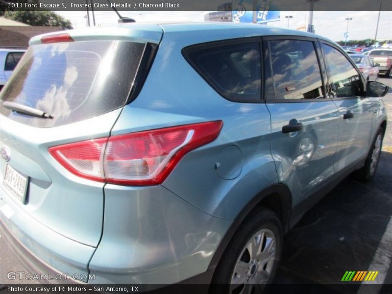 Frosted Glass Metallic / Charcoal Black 2013 Ford Escape S