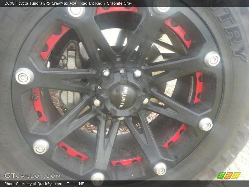 Radiant Red / Graphite Gray 2008 Toyota Tundra SR5 CrewMax 4x4