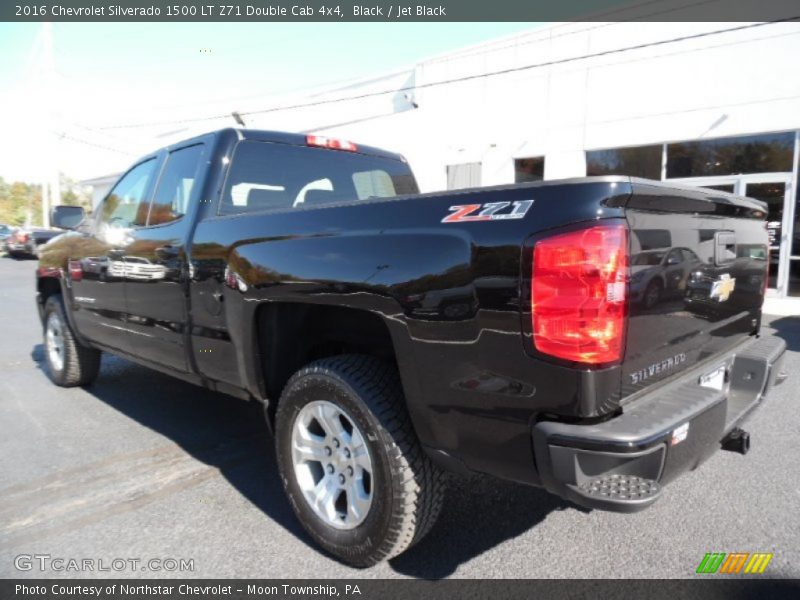 Black / Jet Black 2016 Chevrolet Silverado 1500 LT Z71 Double Cab 4x4