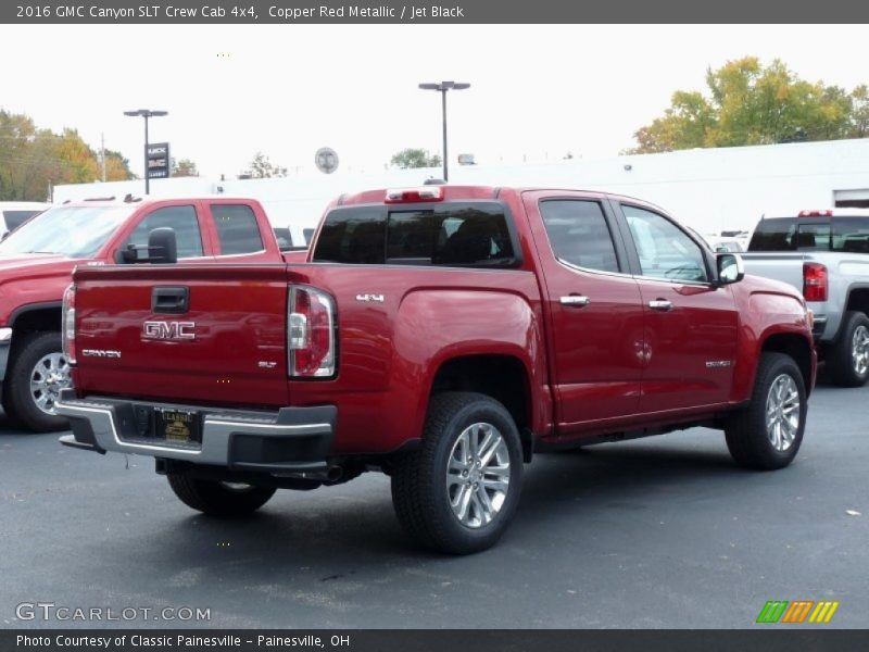 Copper Red Metallic / Jet Black 2016 GMC Canyon SLT Crew Cab 4x4