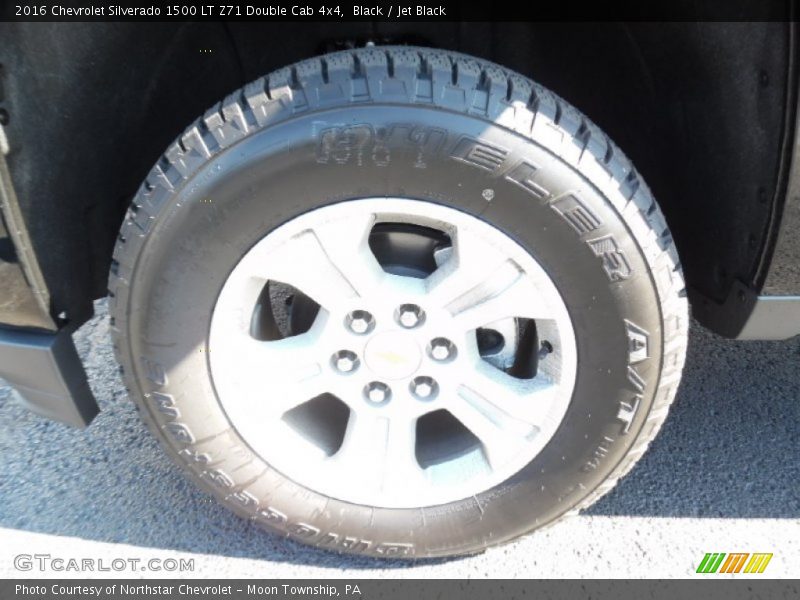 Black / Jet Black 2016 Chevrolet Silverado 1500 LT Z71 Double Cab 4x4