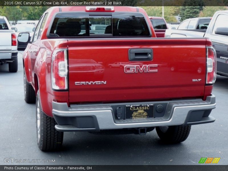 Copper Red Metallic / Jet Black 2016 GMC Canyon SLT Crew Cab 4x4