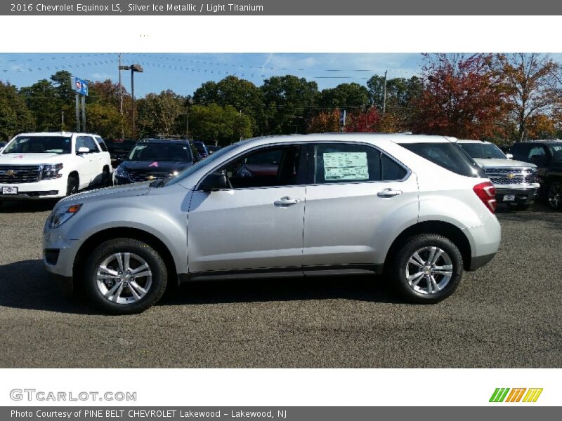 Silver Ice Metallic / Light Titanium 2016 Chevrolet Equinox LS