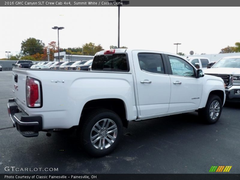 Summit White / Cocoa/Dune 2016 GMC Canyon SLT Crew Cab 4x4