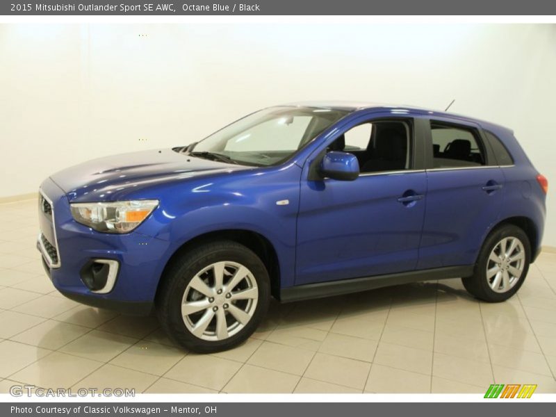 Octane Blue / Black 2015 Mitsubishi Outlander Sport SE AWC