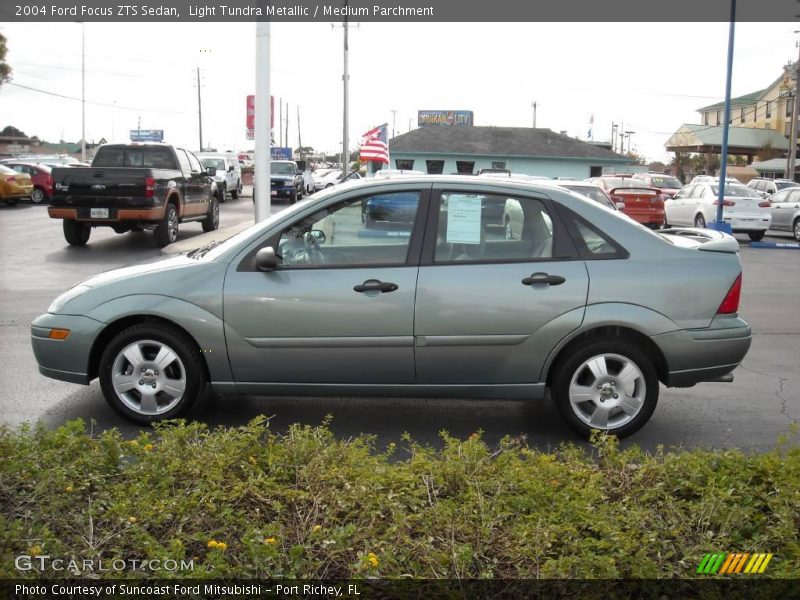 Light Tundra Metallic / Medium Parchment 2004 Ford Focus ZTS Sedan
