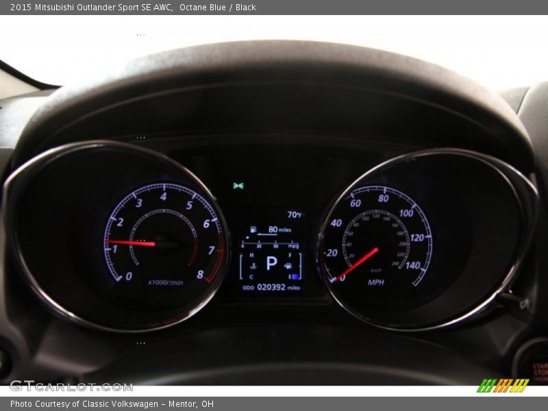 Octane Blue / Black 2015 Mitsubishi Outlander Sport SE AWC