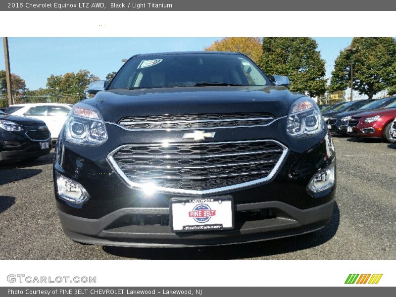 Black / Light Titanium 2016 Chevrolet Equinox LTZ AWD