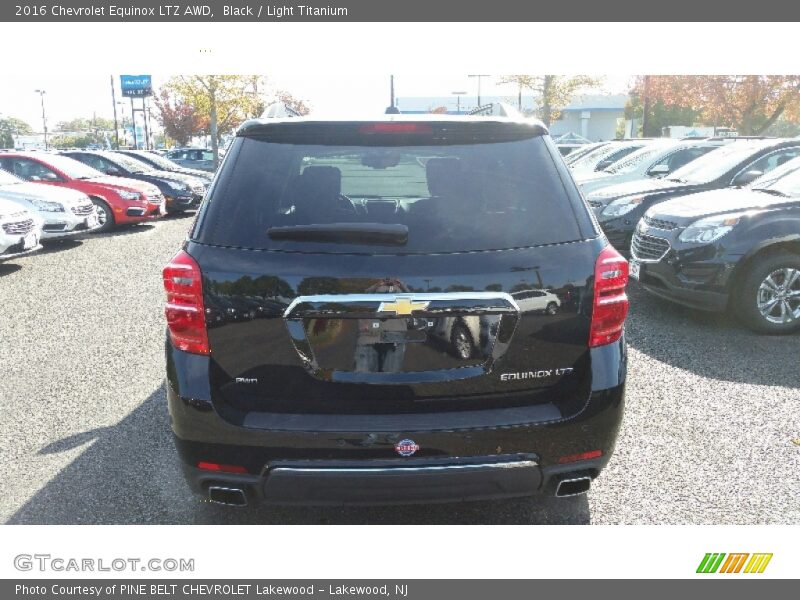 Black / Light Titanium 2016 Chevrolet Equinox LTZ AWD
