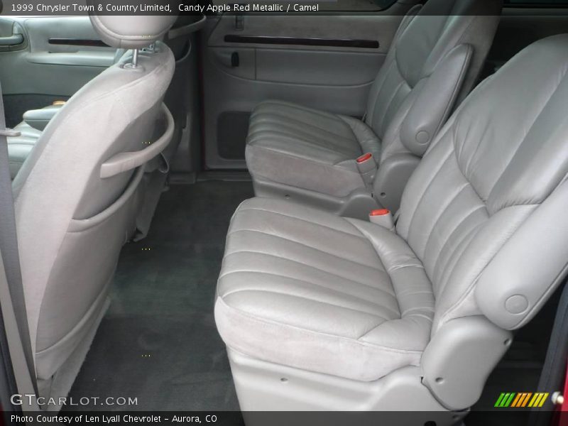 Candy Apple Red Metallic / Camel 1999 Chrysler Town & Country Limited
