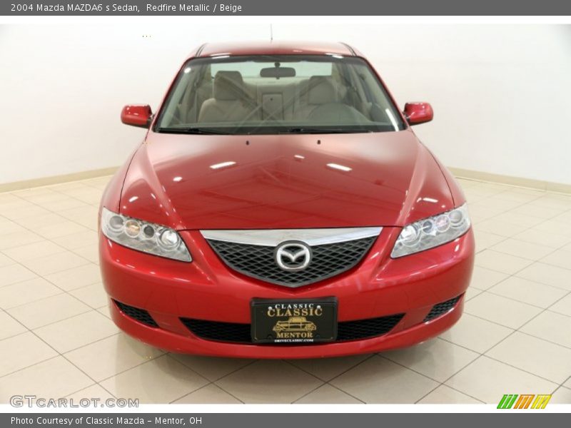 Redfire Metallic / Beige 2004 Mazda MAZDA6 s Sedan