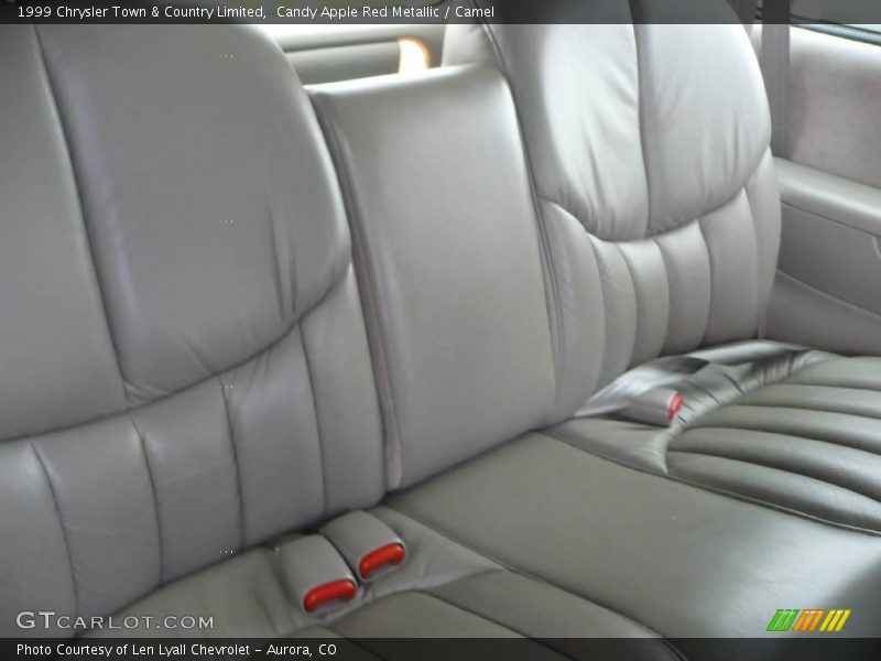 Candy Apple Red Metallic / Camel 1999 Chrysler Town & Country Limited