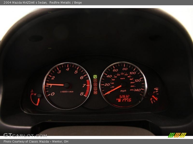  2004 MAZDA6 s Sedan s Sedan Gauges