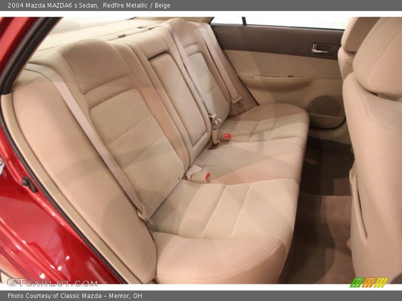 Redfire Metallic / Beige 2004 Mazda MAZDA6 s Sedan