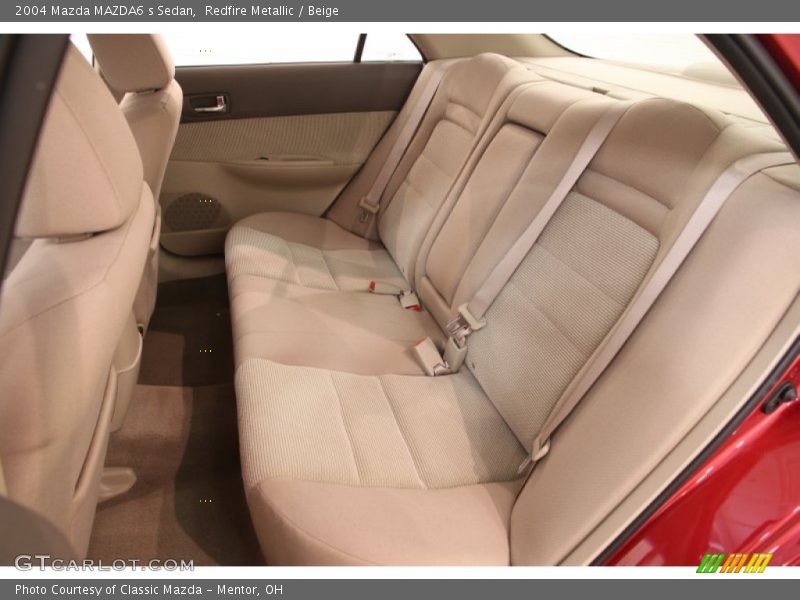 Redfire Metallic / Beige 2004 Mazda MAZDA6 s Sedan