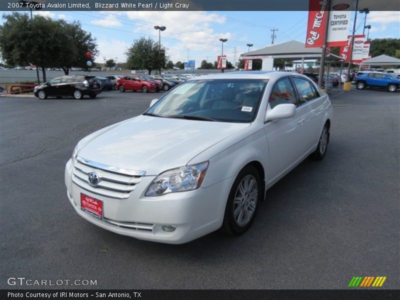 Blizzard White Pearl / Light Gray 2007 Toyota Avalon Limited