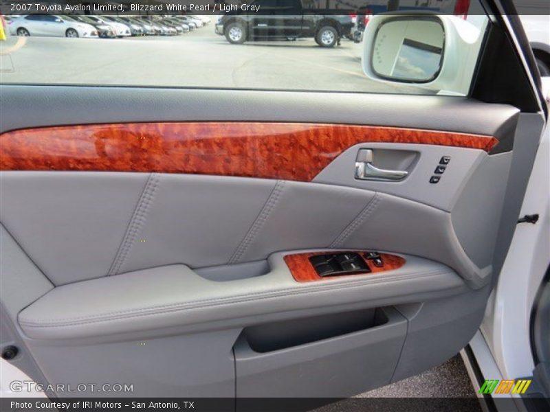 Blizzard White Pearl / Light Gray 2007 Toyota Avalon Limited