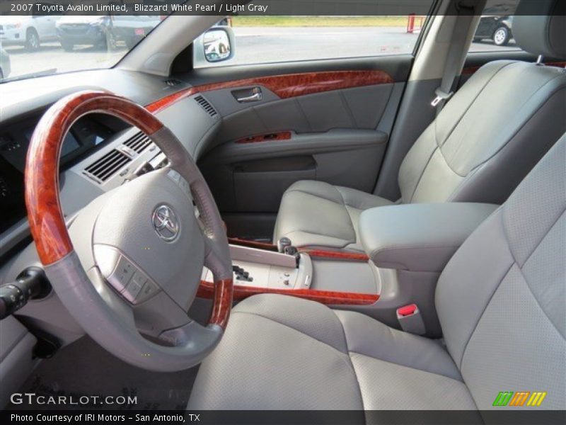 Blizzard White Pearl / Light Gray 2007 Toyota Avalon Limited