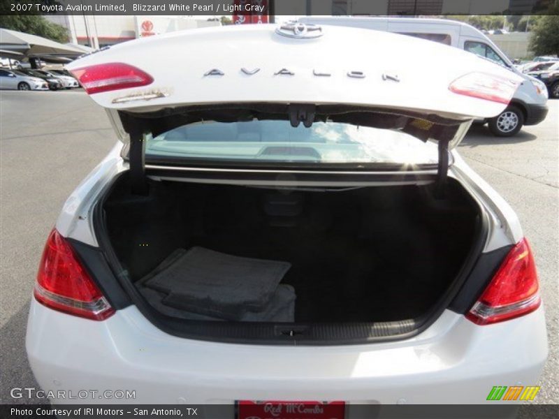 Blizzard White Pearl / Light Gray 2007 Toyota Avalon Limited