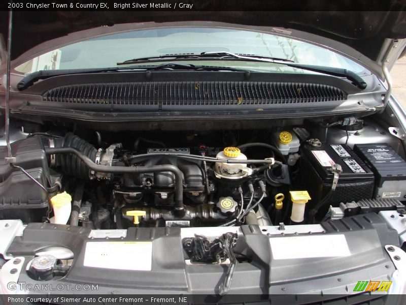 Bright Silver Metallic / Gray 2003 Chrysler Town & Country EX