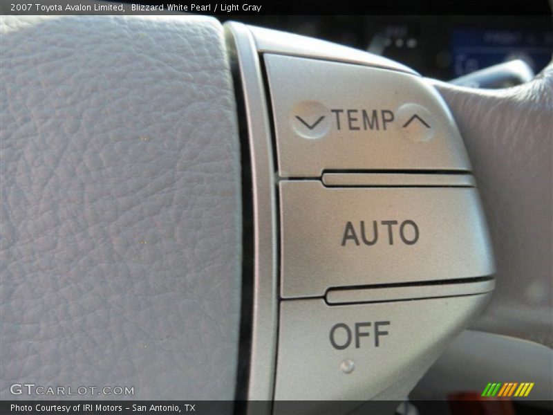 Blizzard White Pearl / Light Gray 2007 Toyota Avalon Limited