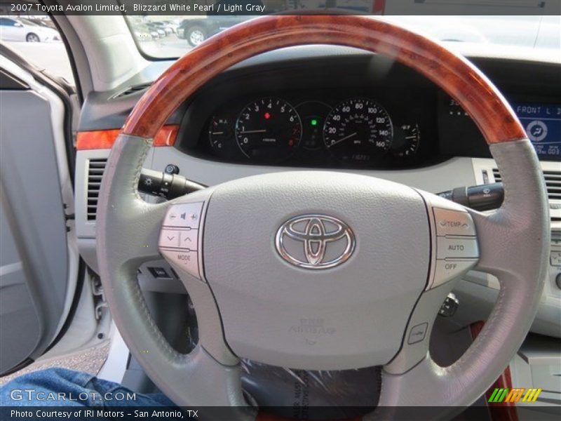 Blizzard White Pearl / Light Gray 2007 Toyota Avalon Limited