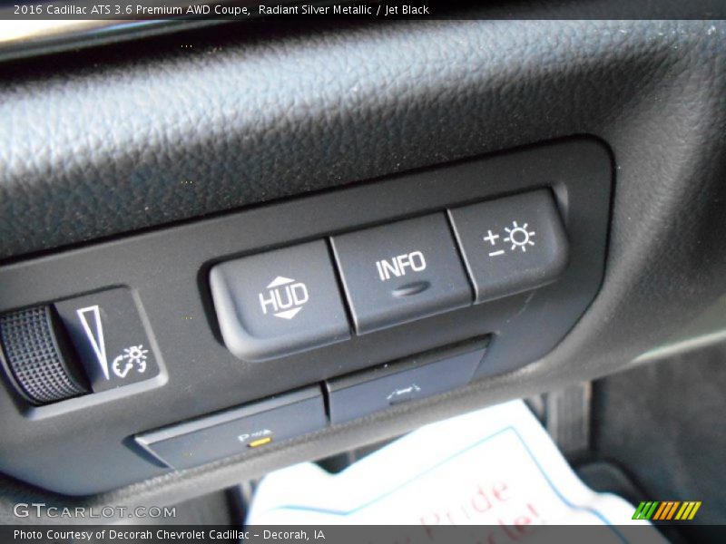 Controls of 2016 ATS 3.6 Premium AWD Coupe