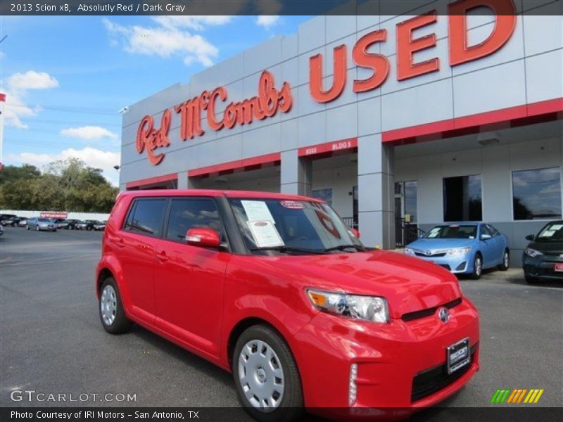 Absolutly Red / Dark Gray 2013 Scion xB