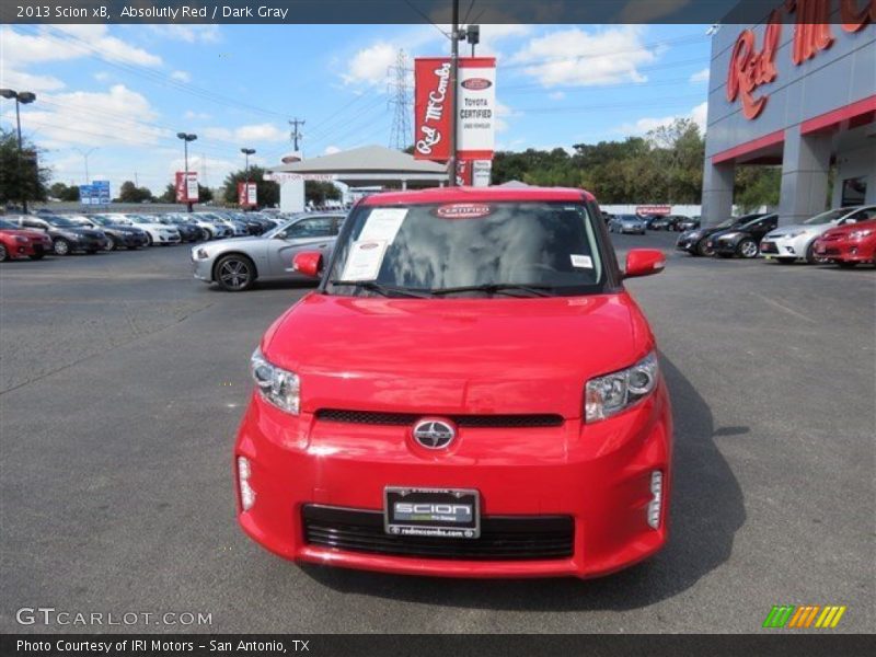 Absolutly Red / Dark Gray 2013 Scion xB