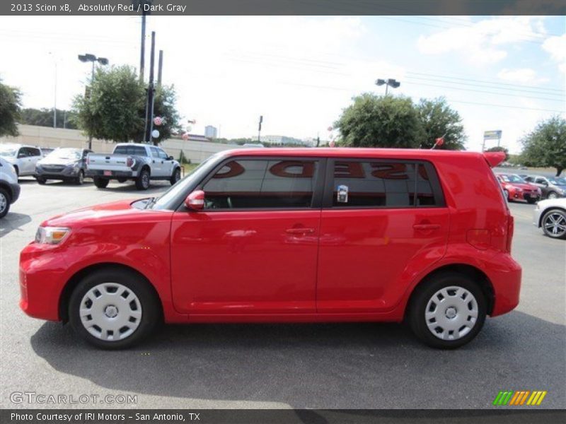 Absolutly Red / Dark Gray 2013 Scion xB
