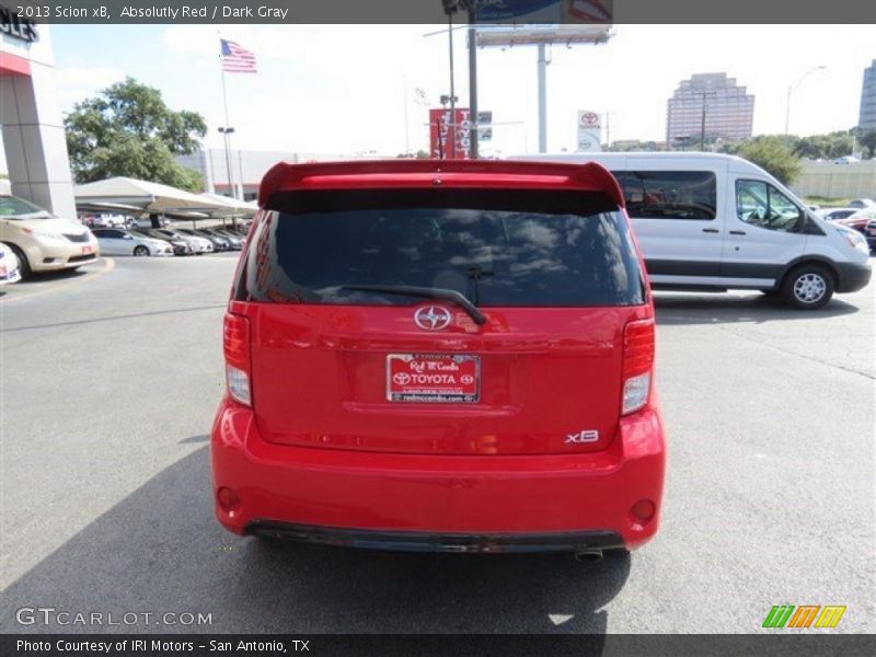 Absolutly Red / Dark Gray 2013 Scion xB