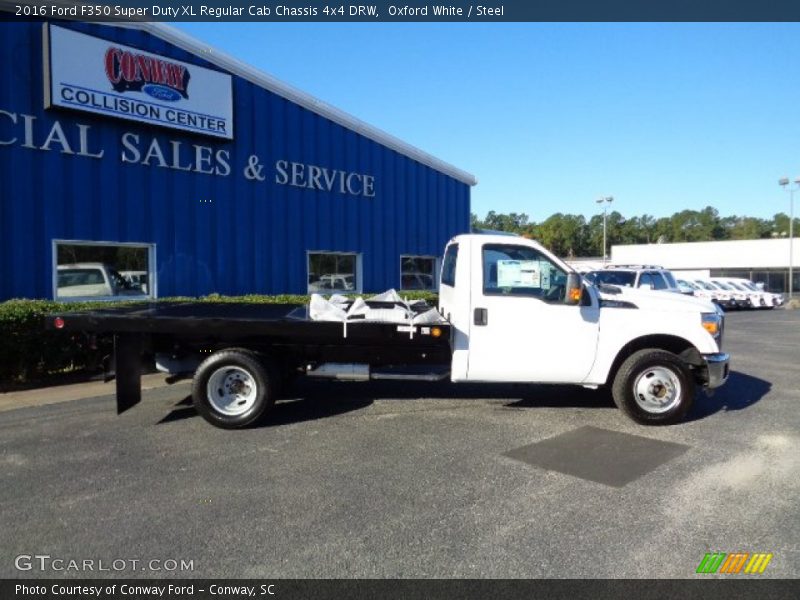 Oxford White / Steel 2016 Ford F350 Super Duty XL Regular Cab Chassis 4x4 DRW